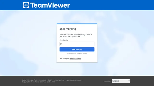 Screenshot of go.teamviewer.com on port 443