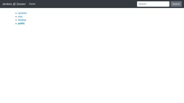 Screenshot of ci-next.docker.com on port 443