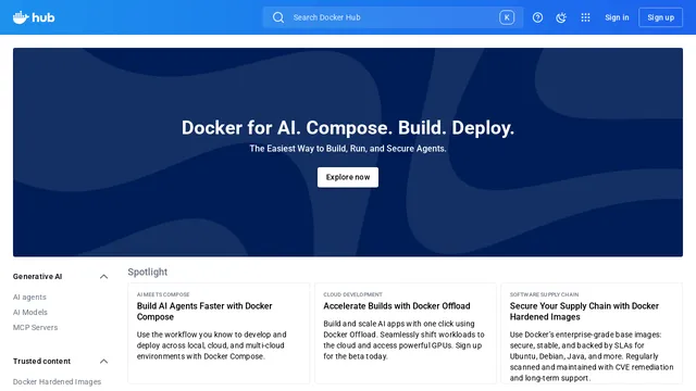 Screenshot of cloud-stage.docker.com on port 443