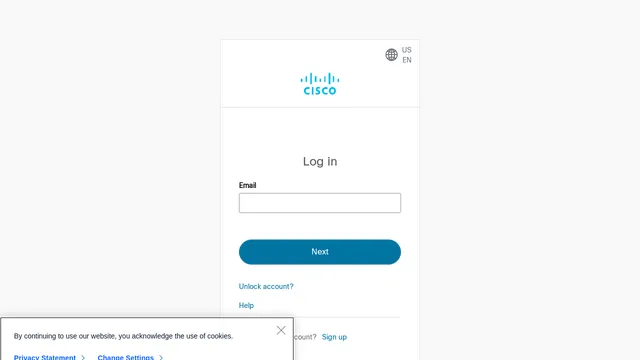 Screenshot of bst.cloudapps.cisco.com on port 443