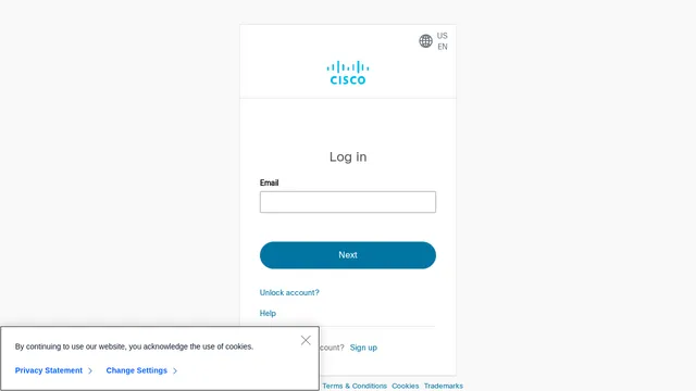 Screenshot of livestreaming.cisco.com on port 443