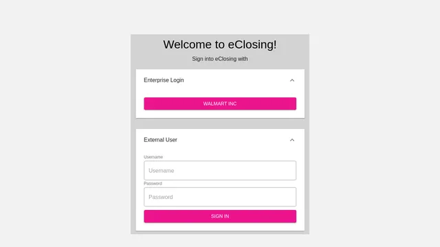 Screenshot of eclosing-api-stage.walmart.com on port 443