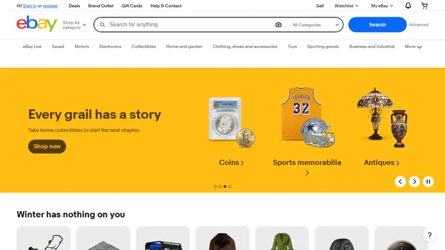 Screenshot of anywhere.ebay.com on port 443