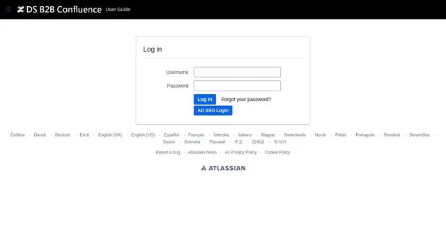 Screenshot of confluence.samsungds.com on port 443
