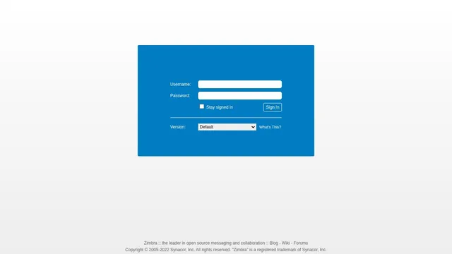 Screenshot of webmail.acmeglobal.com on port 443