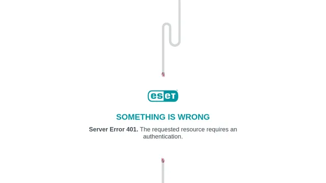Screenshot of backend-hotfix.go.eset.com on port 443