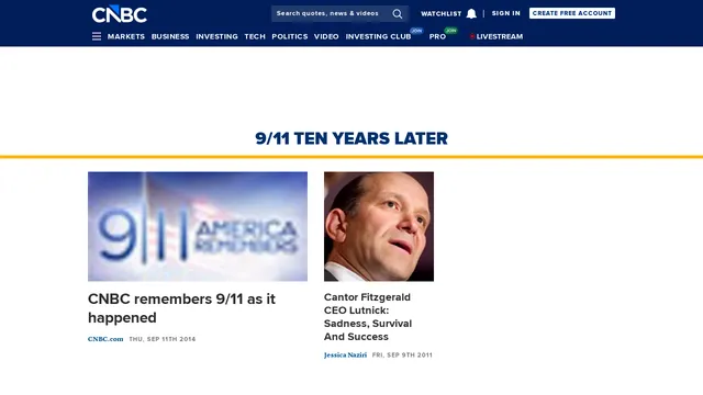 Screenshot of 911.cnbc.com on port 443