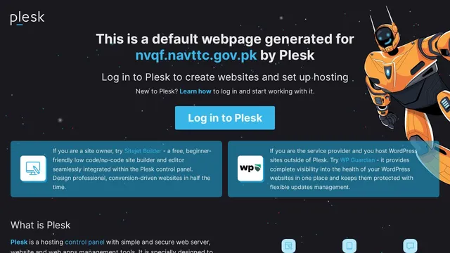 Screenshot of nvqf.navttc.gov.pk on port 443