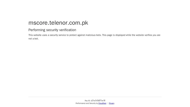 Screenshot of mscore.telenor.com.pk on port 443