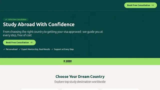 Screenshot of abroad.ostad.app on port 443
